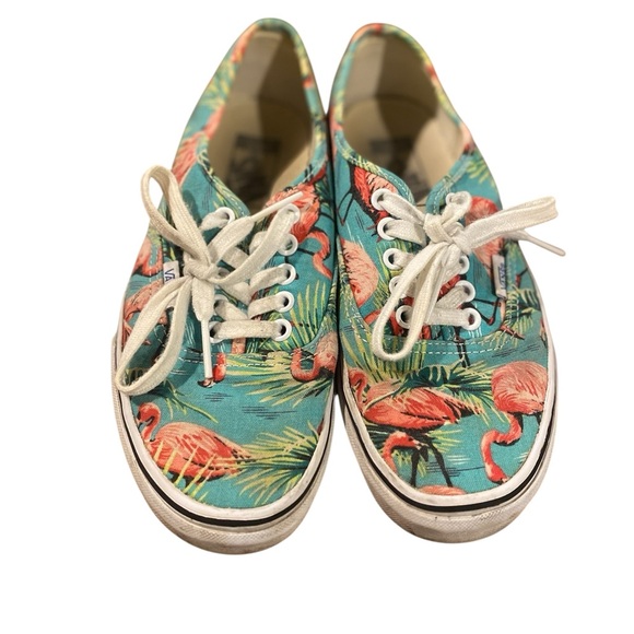 Vans Flamingo Sneakers Women’s Size 8 - Picture 1 of 7